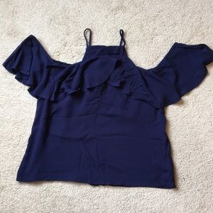 Open shoulder blouse